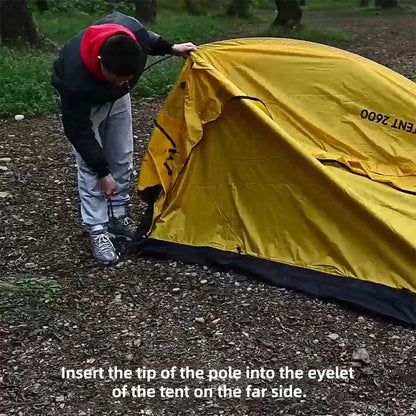 WELLHIKE Lightweight Outdoor Hiking Tent Travel  Backpacking Camping Equipment For Sun And Rain Pro 2
