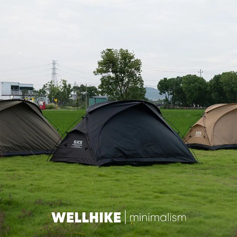 WELLHIKE Lightweight Outdoor Hiking Tent Travel  Backpacking Camping Equipment For Sun And Rain Pro 3