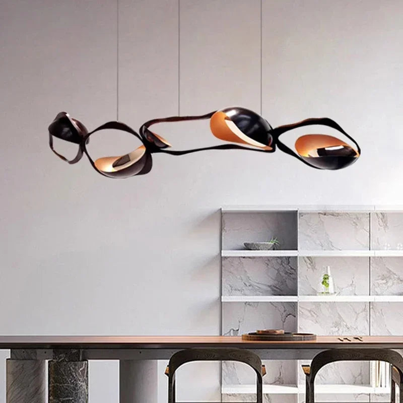 Modern LED Pendant Lights,Minimalist Chandelier for Kitchen Island, Dining Room & Food Tables