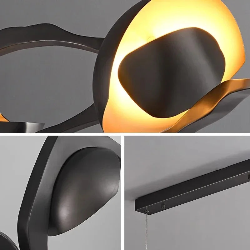 Modern LED Pendant Lights,Minimalist Chandelier for Kitchen Island, Dining Room & Food Tables