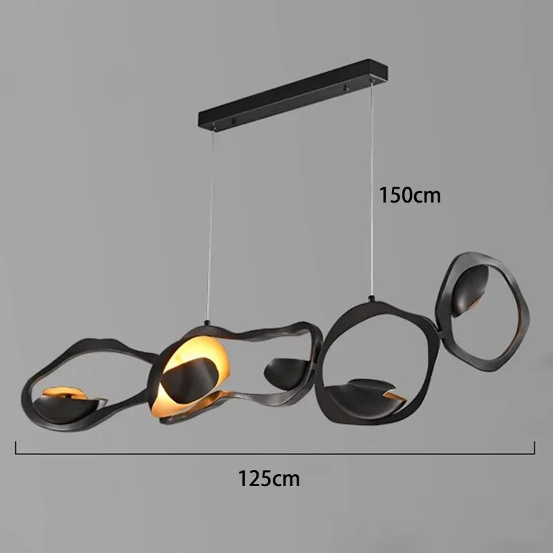 Modern LED Pendant Lights,Minimalist Chandelier for Kitchen Island, Dining Room & Food Tables