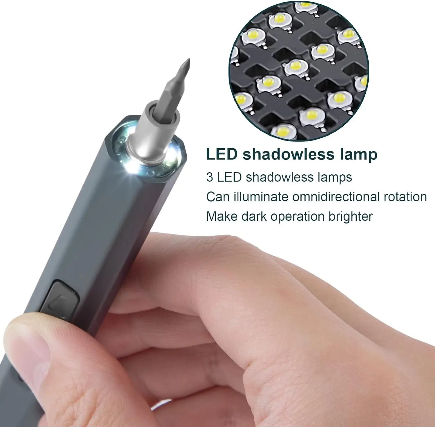 12in1 Cordless Electric Screwdriver Set Precision Bits Magnetic FastCharging Power Tool For Electro 4