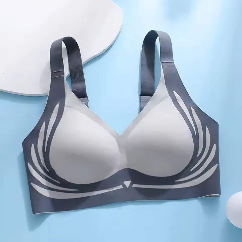 Seamless VNeck Wireless Bra  Adjustable Breathable And Comfortable Support 4