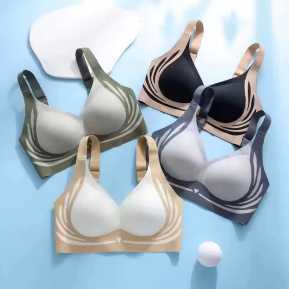 Seamless VNeck Wireless Bra  Adjustable Breathable And Comfortable Support 5
