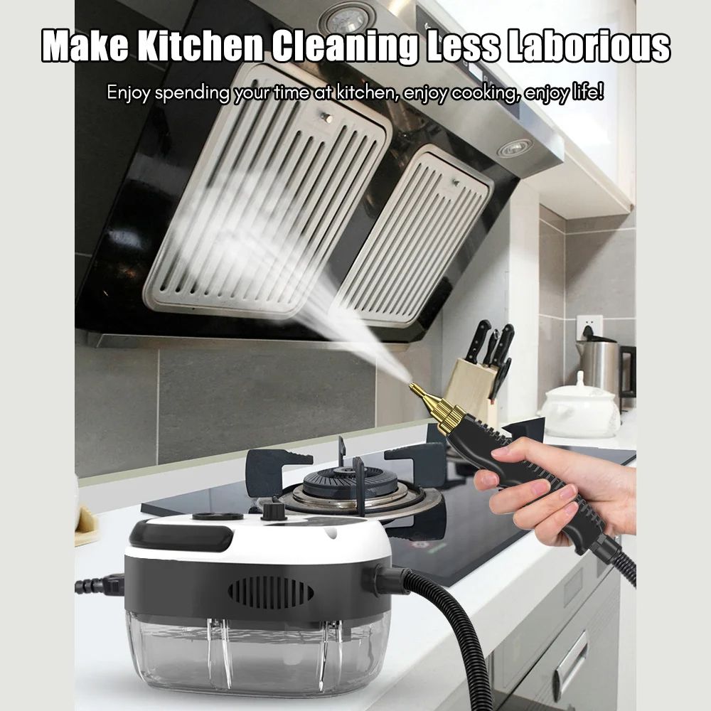 Portable Handheld Steam Cleaner High Temperature Pressurized Steam Cleaning Machine With Brush Head 3
