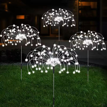 Solar Firework Stake Lights For Outdoor Garden And Pathway Decor 5