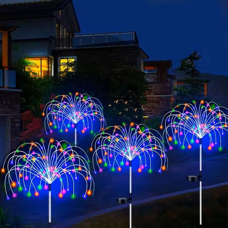 Solar Firework Stake Lights For Outdoor Garden And Pathway Decor 6