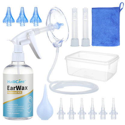 Ear Wax Removal System, Ear Irrigation Washer Bottle Kit for Kids & Adults, Ear Care