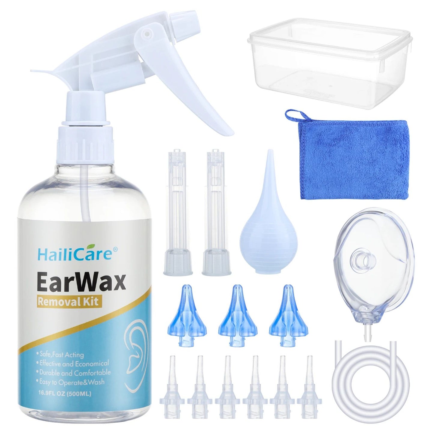 Ear Wax Removal System Ear Irrigation Washer Bottle Kit For Kids  Adults Ear Care 7