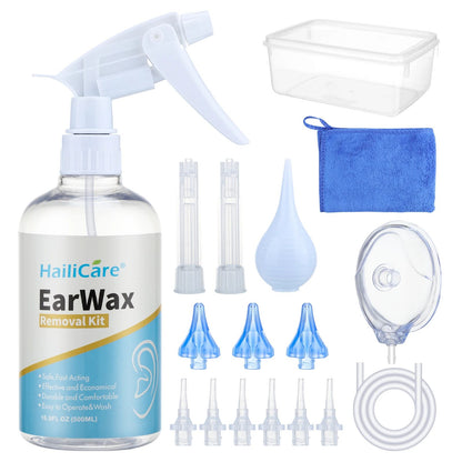 Ear Wax Removal System Ear Irrigation Washer Bottle Kit For Kids  Adults Ear Care 7