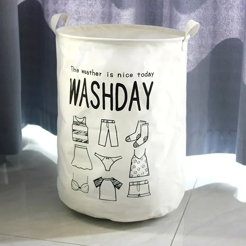 Large Collapsible Laundry Basket  Foldable Waterproof Dirty Clothes Organizer For Bathroom Dorm  To 6