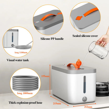 Handheld Steam Cleaner Multiuse Powerful Steamer For Cleaning Tough Stains And Grime On Upholstery  4