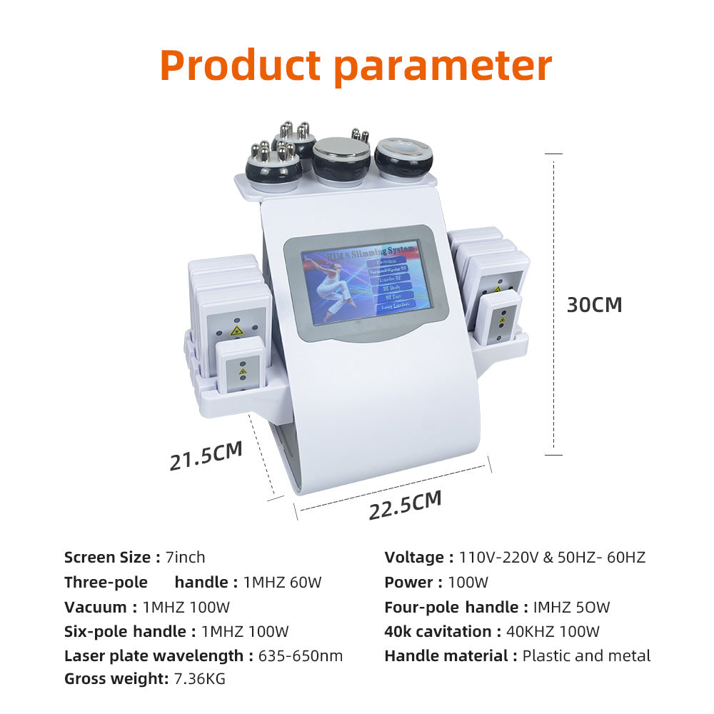 Missheart 6in1 Professional Cavitation Machine KIM 8 40K For Body Sculpting  Fat Reduction 5