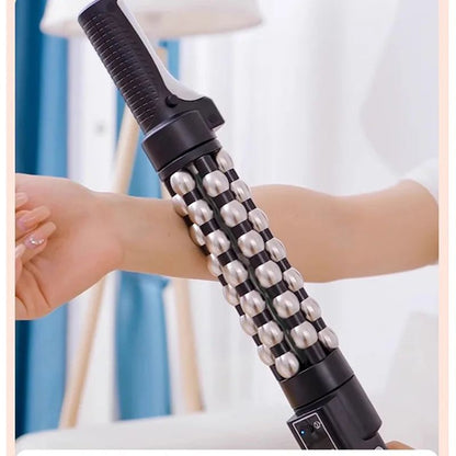 Rotating Roll Massager With Red Light Heat Lymphatic Drainage Massage Device For Full Body Slimming 4