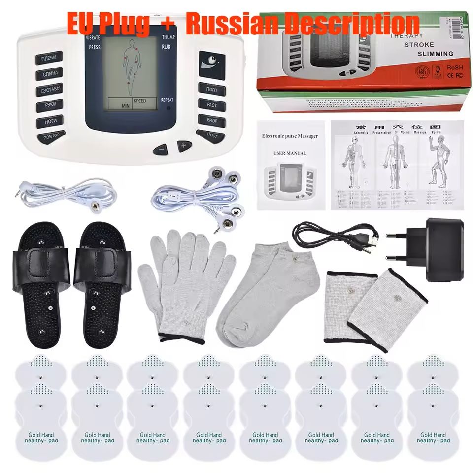 Full Body EMS Muscle Stimulator Massage Device With Pads And Digital Display 7