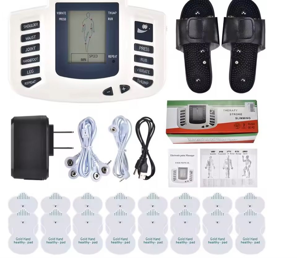 Full Body EMS Muscle Stimulator Massage Device With Pads And Digital Display 11