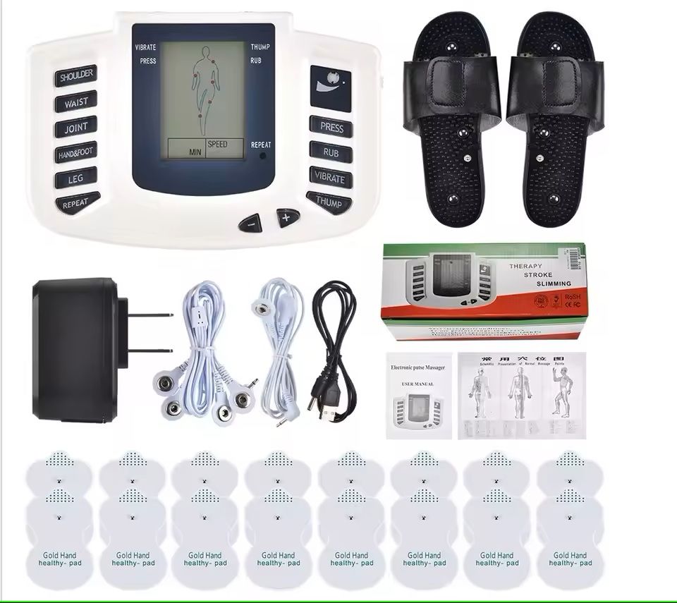 Full Body EMS Muscle Stimulator Massage Device With Pads And Digital Display 12