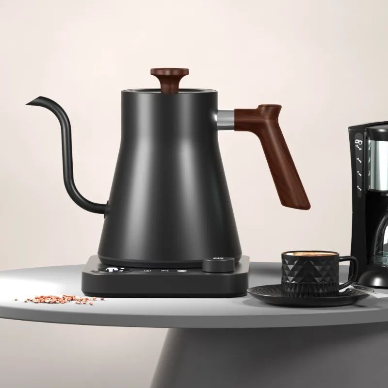 Smart Constant Temp Gooseneck Electric Kettle, Hand Brew Coffee, Milk Powder & Tea Pot with Timers