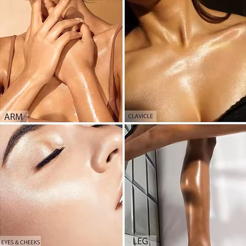 Diamond Glow Highlighter Spray With 6 Color Shimmer And Waterproof Finish 11