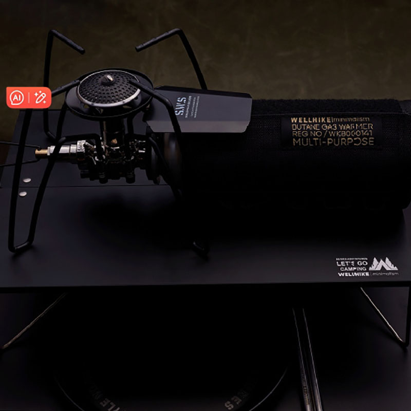 Portable Spider Stove Compact Folding Card Design For Camping Hiking  Outdoor Kitchenware 2
