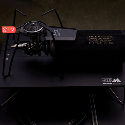 Portable Spider Stove Compact Folding Card Design For Camping Hiking  Outdoor Kitchenware 2