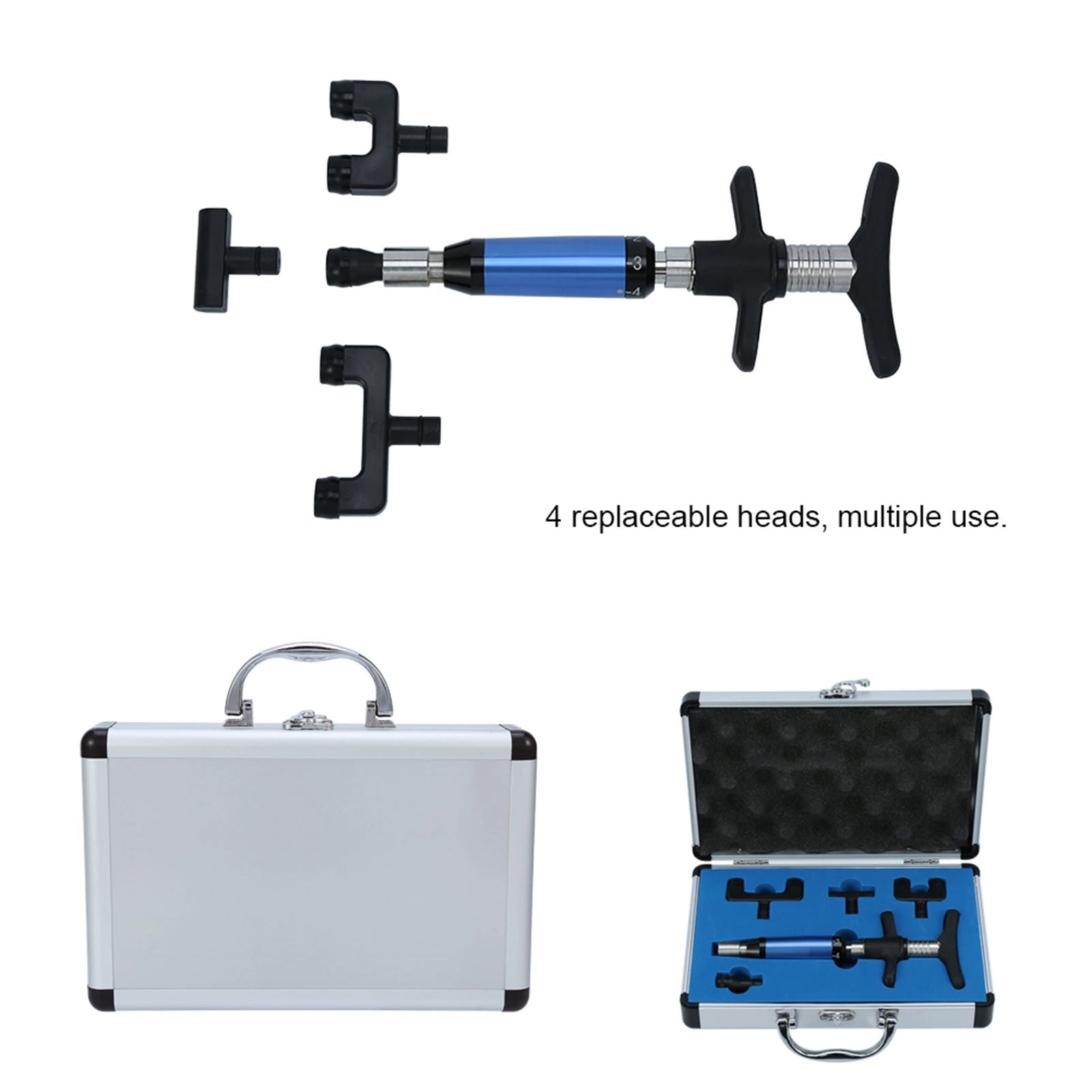 Manual Spine Corrector Chiropractic Adjusting Tool Forth Massager Therapy Device For Back Spine And 4