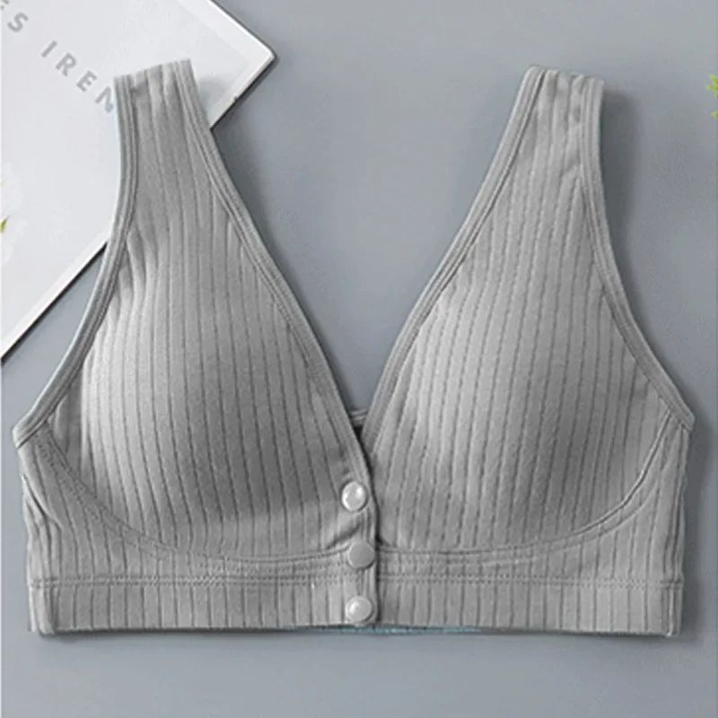 Pure Cotton Nursing Bra For Women Plus Size Maternity Breastfeeding Underwear Bralette 3