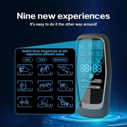 Electric Muscle Stimulator TENS Unit EMS Massager For Pain Relief Muscle Therapy And Body Slimming  3