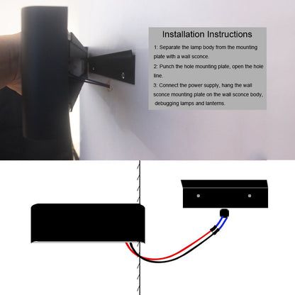 Modern LED Wall Light with 2.4G Remote, 16W Dimmable Indoor Wall Lamp for Home & Office