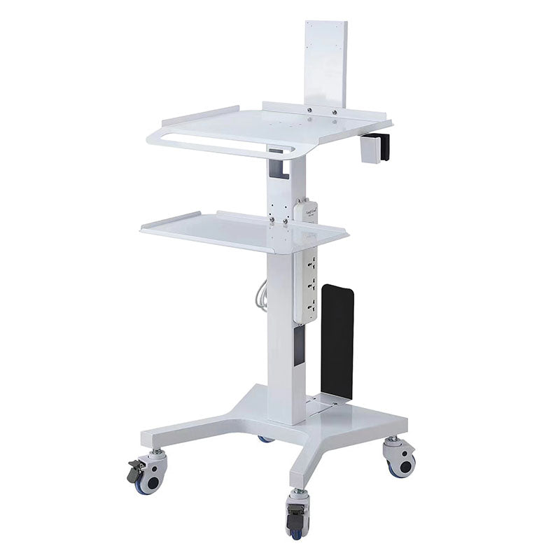 Dental Mobile Workstation Adjustable Medical Trolley For Oral Scanner Laptop  Hospital Equipment 6
