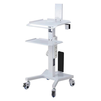 Dental Mobile Workstation Adjustable Medical Trolley For Oral Scanner Laptop  Hospital Equipment 6