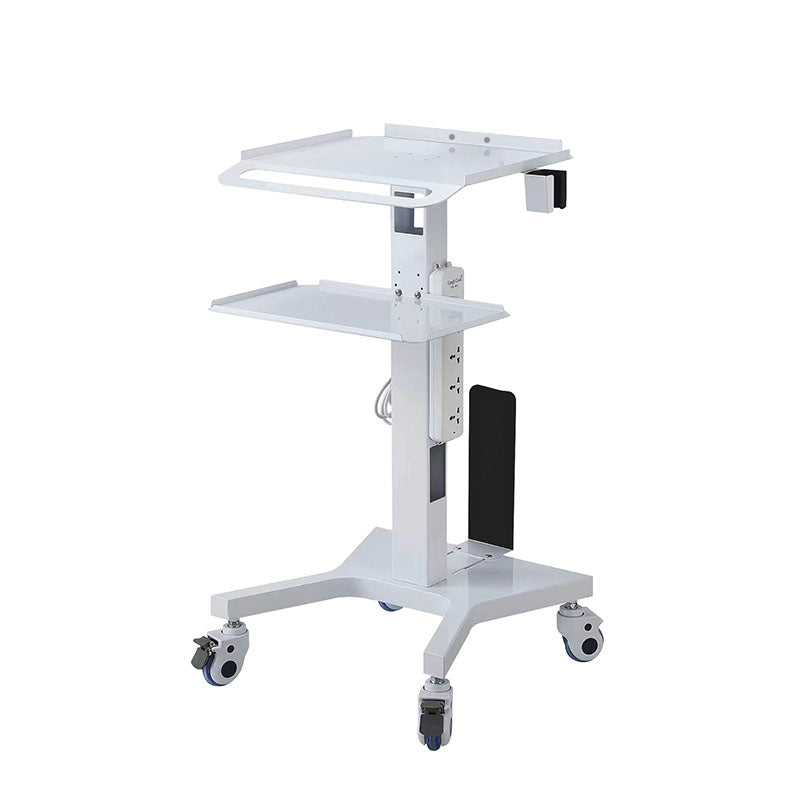 Dental Mobile Workstation Adjustable Medical Trolley For Oral Scanner Laptop  Hospital Equipment 7
