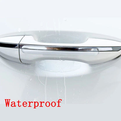 Car Door Handle Bowl Scratch Protectors  Invisible Transparent Stickers AntiCollision Silicone Prot 3