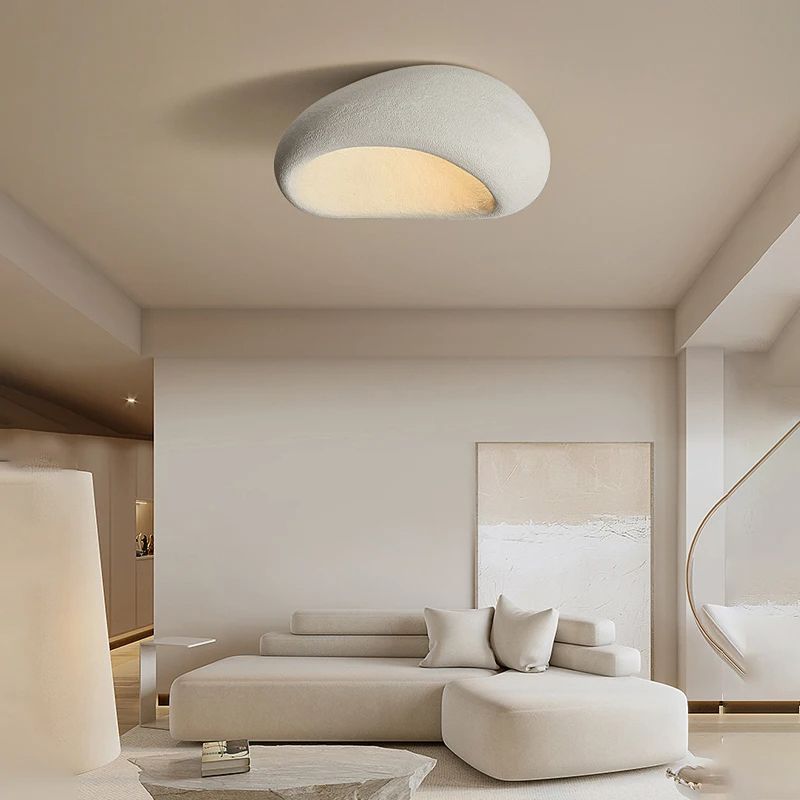 Ceiling Lamp LED Hand Knitted Resin Light Fixture For Living Room Dining Room Bedroom Home Decor 1