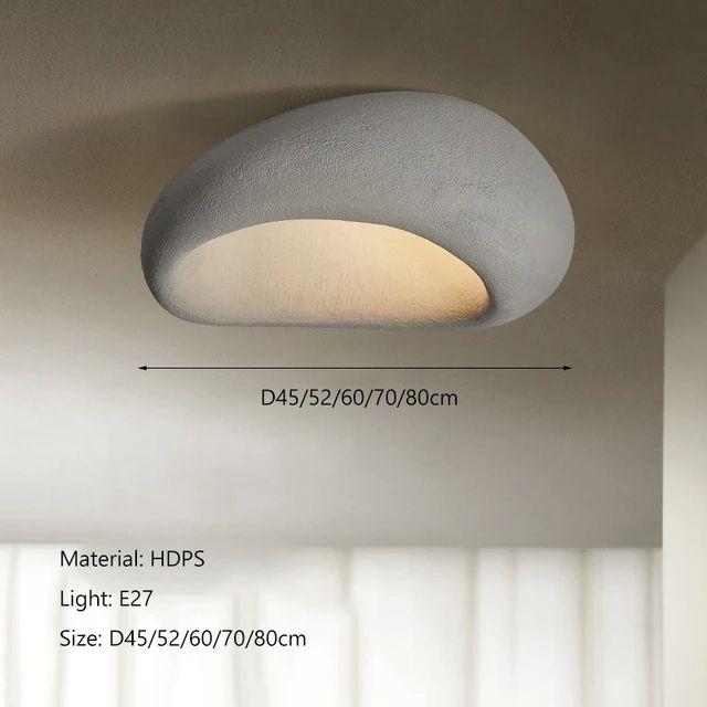 Ceiling Lamp LED Hand Knitted Resin Light Fixture For Living Room Dining Room Bedroom Home Decor 6