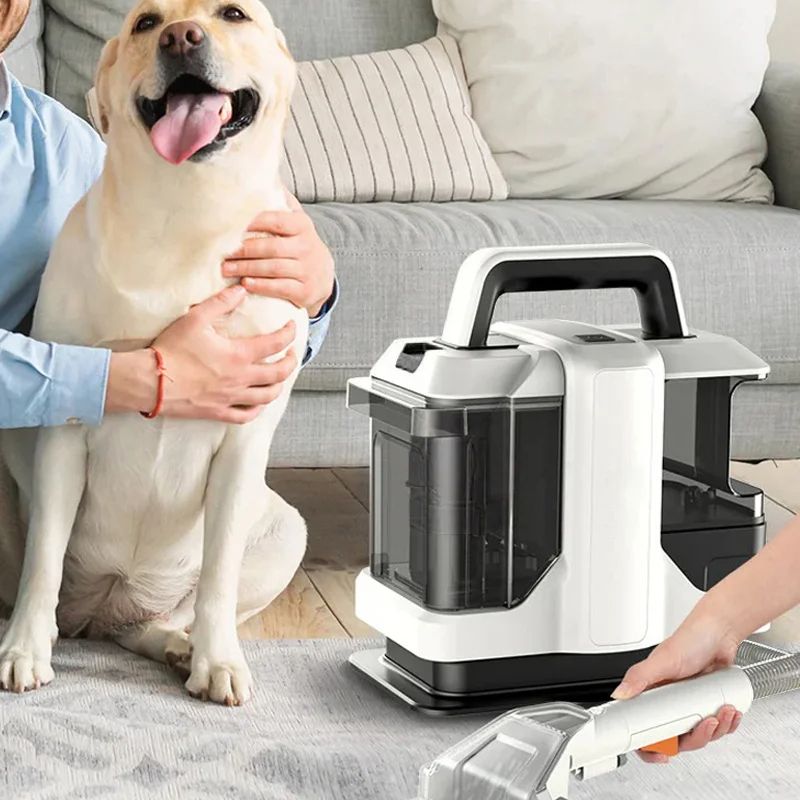 Handheld Carpet Pet Cleaner Powerful Vacuum Cleaner For Deep Cleaning Carpets Sofas  Pet Hair  Port 3