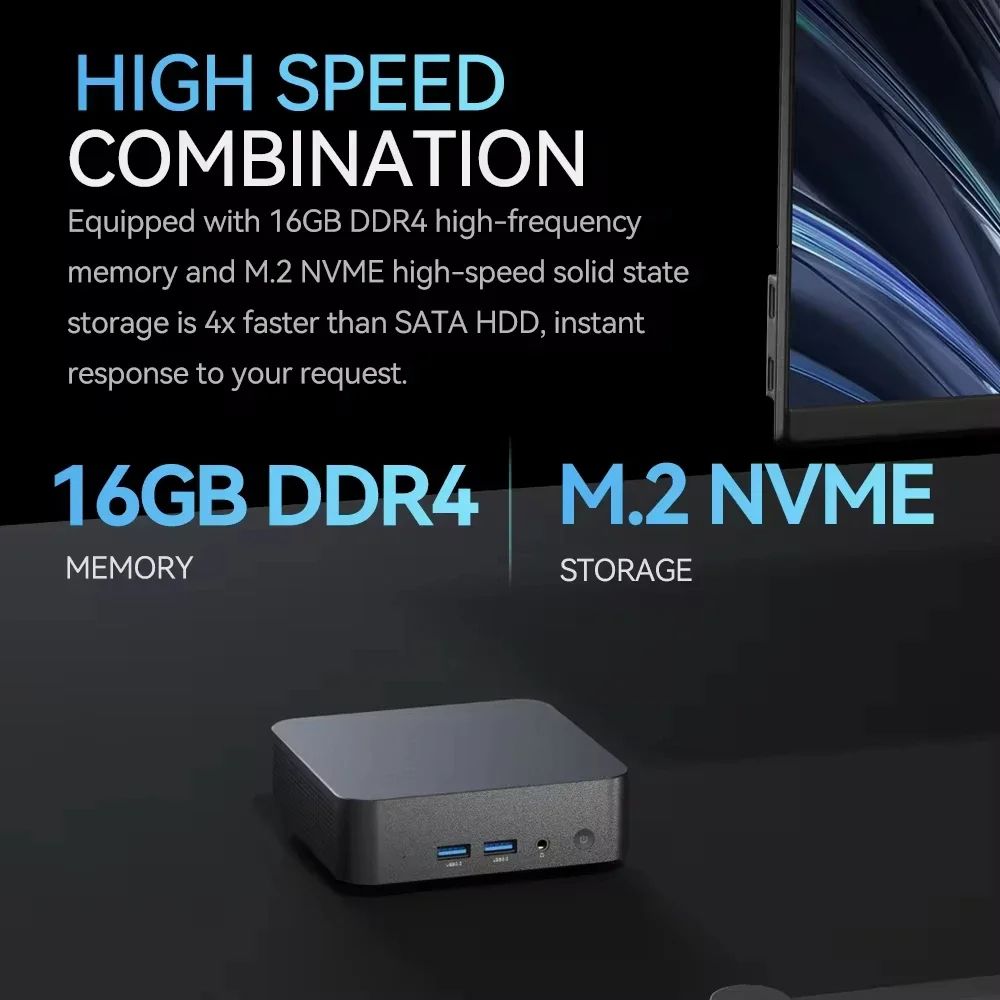 Intel Core I9 Gaming Mini PC 16GB DDR 1TB M2 SSD Window 11 Pro 2