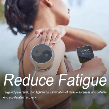 Electric Cupping Massager Smart Vacuum Cupping with Visual Remote Control, Heated Suction, Cable Puller for Pain Relief
