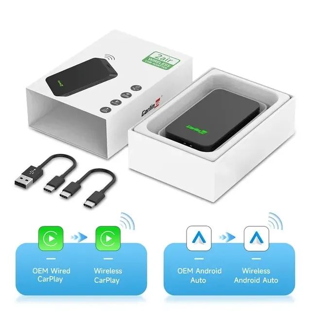 CarlinKit Wireless CarPlay Android Auto Adapter Wireless Car Adapter For Mazda Toyota Peugeot Volvo 7