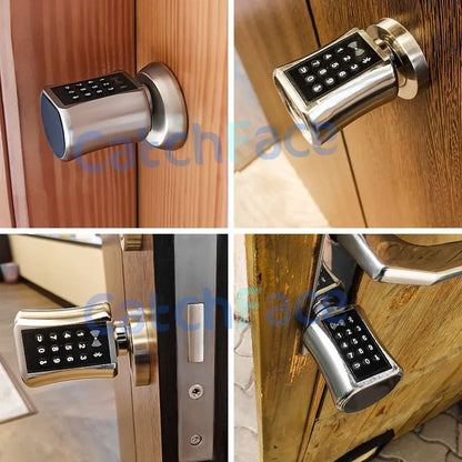 TTLock Bluetooth Smart Cylinder Lock WiFi Smart Security Lock APP Keypad Code RFID Card Keyless Ent 5