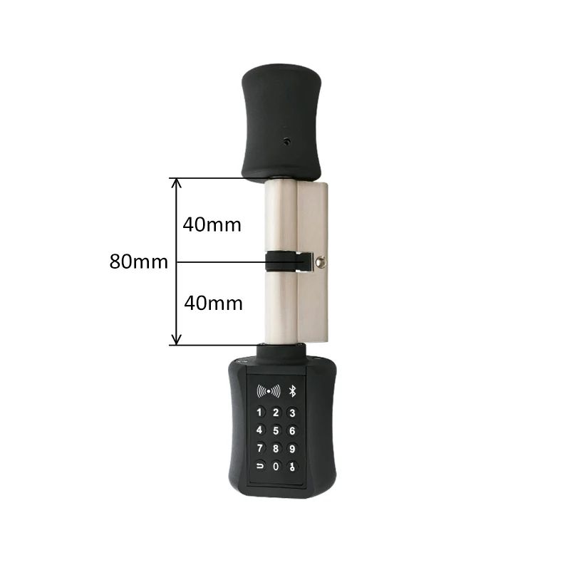 TTLock Bluetooth Smart Cylinder Lock WiFi Smart Security Lock APP Keypad Code RFID Card Keyless Ent 8