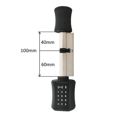 TTLock Bluetooth Smart Cylinder Lock WiFi Smart Security Lock APP Keypad Code RFID Card Keyless Ent 9