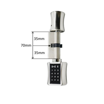 TTLock Bluetooth Smart Cylinder Lock WiFi Smart Security Lock APP Keypad Code RFID Card Keyless Ent 11