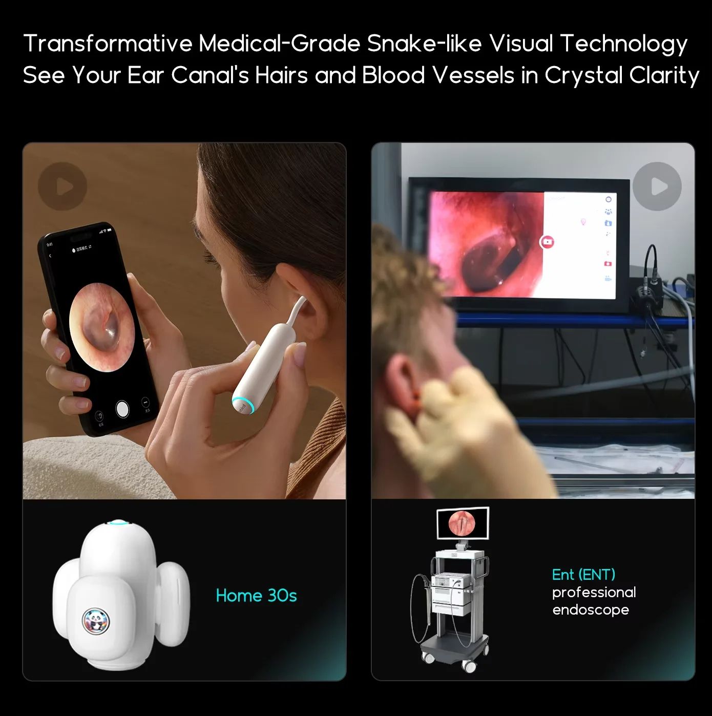 Visual Ear Wax Remover Family Ear Care Assistant Kit For Children Elderly  Lover Camera  UV Sterili 1
