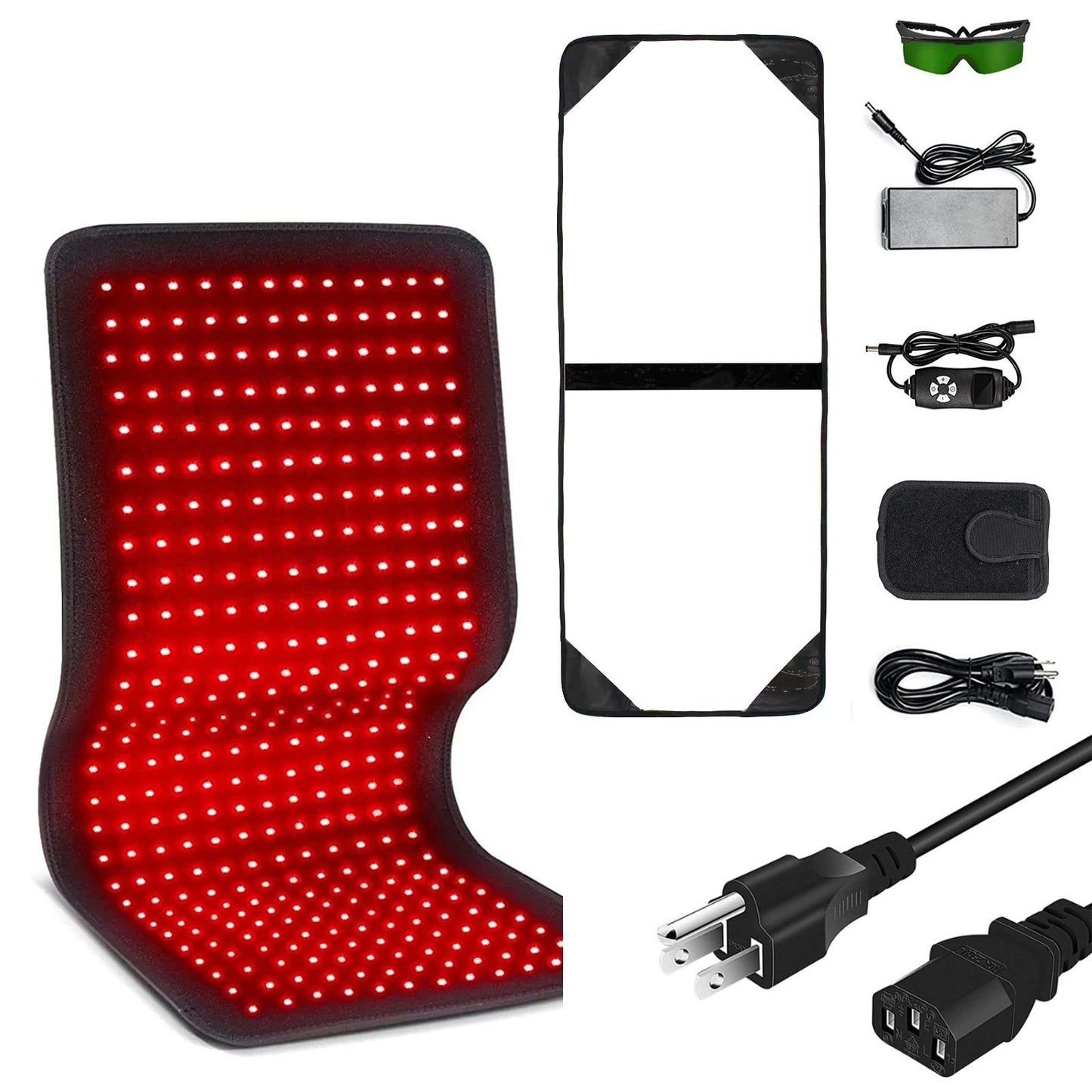 Wearable Red  Infrared Therapy Belt With LED Heating Pad Pain Relief For Shoulder Muscle Joints Fac 6