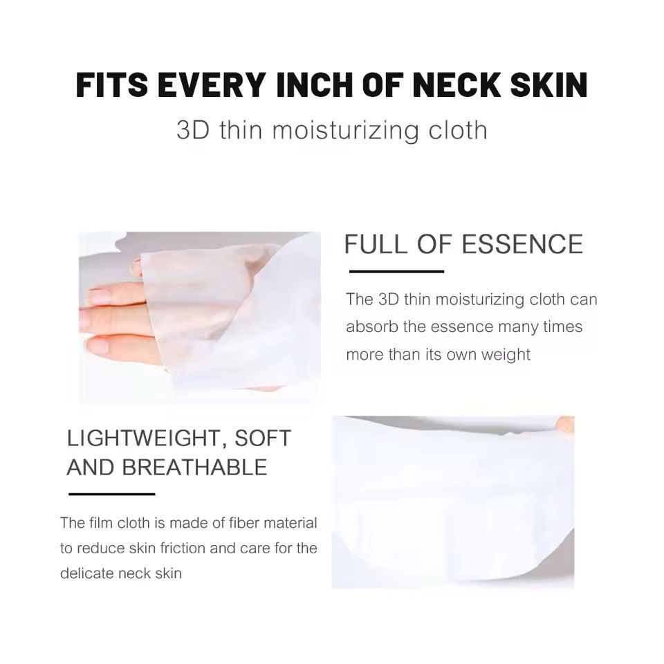 Goat Milk Collagen Neck Mask Set With Peptides And Firming Formula 3