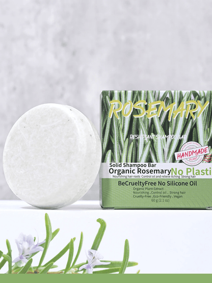 Rosemary Hair Revival Shampoo Bar  Natural Dandruff Control And Oil Balancing Cleanse 3