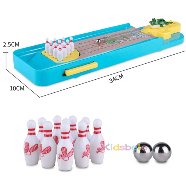 Mini Desktop Bowling Game  Fun Indoor Table Toy For Kids And Family Play 1