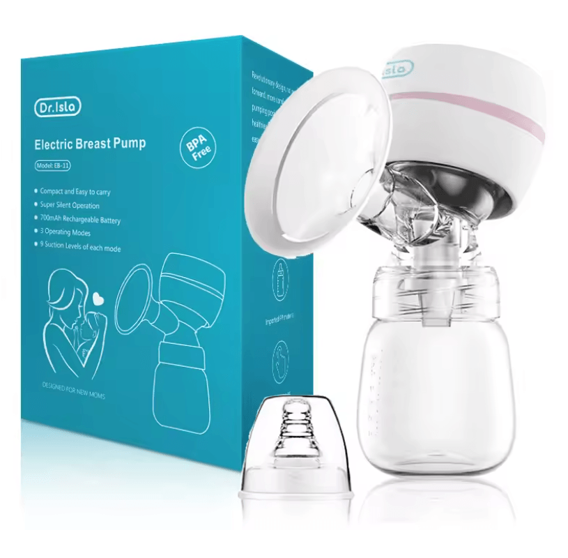 QuietFlow Electric Breast Pump  High Suction Painless And Portable Breastfeeding Solution 5