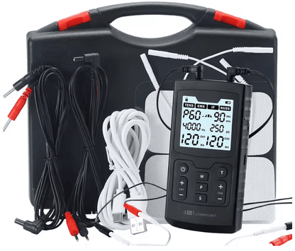 4in1 EMS Muscle Stimulator Device  HighFrequency TENS And Interferential Therapy For Pain Relief An 6